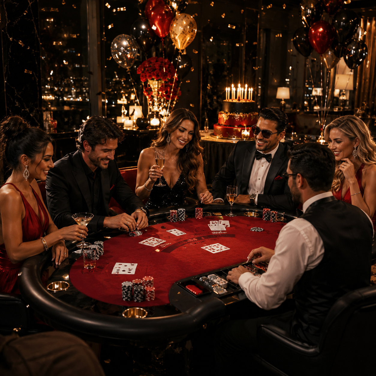 Blackjack table